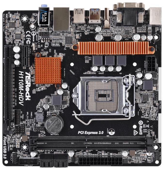 Отзывы ASRock H110M-HDV R3.0