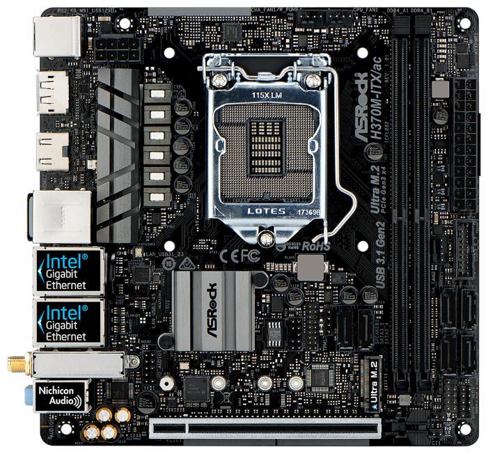 Отзывы ASRock H370M-ITX/ac