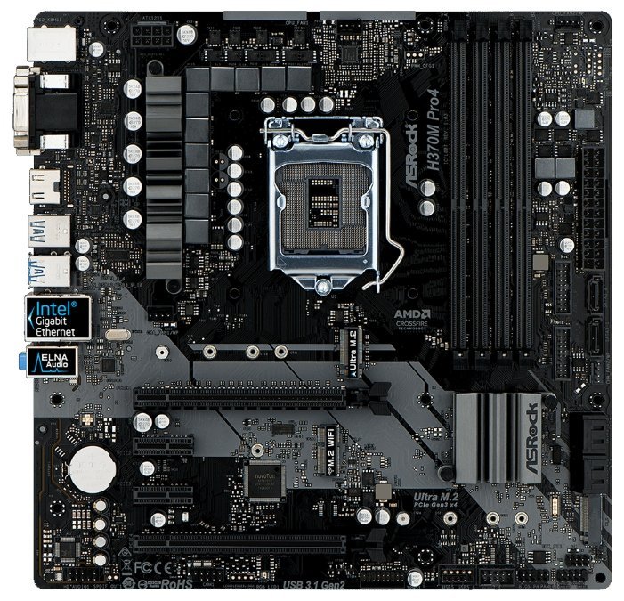 Отзывы ASRock H370M Pro4