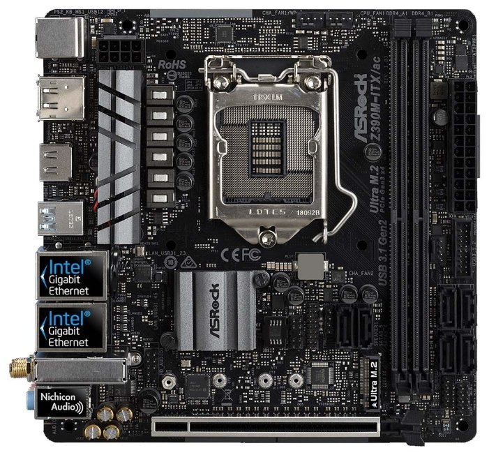 Отзывы ASRock Z390M-ITX/ac