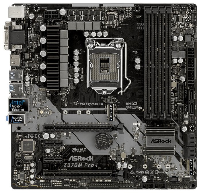 Отзывы ASRock Z370M Pro4