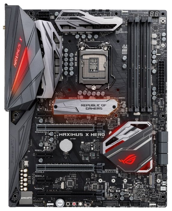 Отзывы ASUS ROG MAXIMUS X HERO (WI-FI AC)