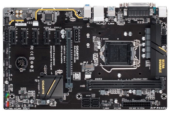 Отзывы GIGABYTE GA-H110-D3A (rev. 1.0)