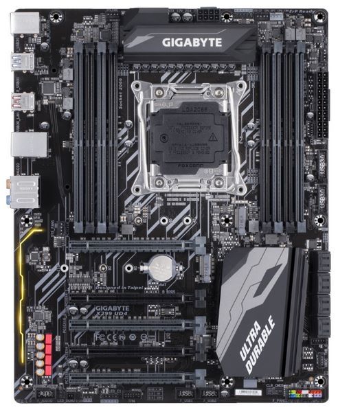 Отзывы GIGABYTE X299 UD4 (rev. 1.0)