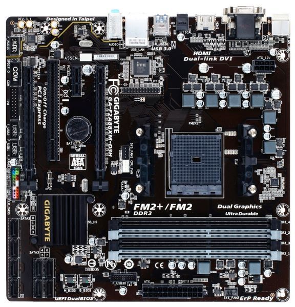 Отзывы GIGABYTE GA-F2A88XM-D3H (rev. 3.1)