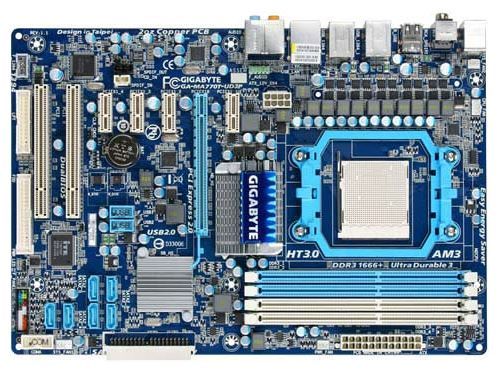 Отзывы GIGABYTE GA-MA770T-UD3P (rev. 1.1)