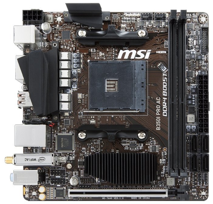 Отзывы MSI B350I PRO AC