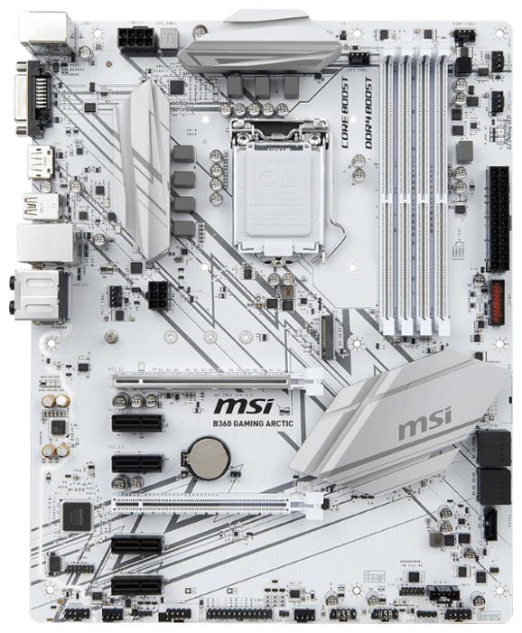 Отзывы MSI B360 GAMING ARCTIC