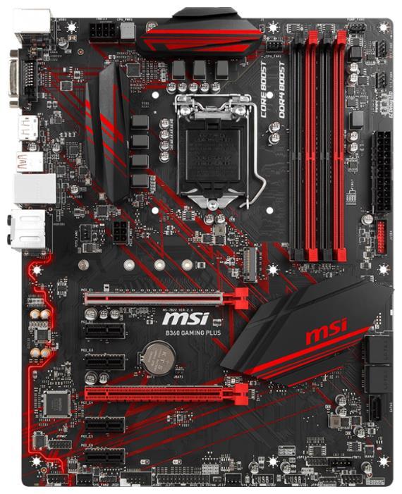 Отзывы MSI B360 GAMING PLUS