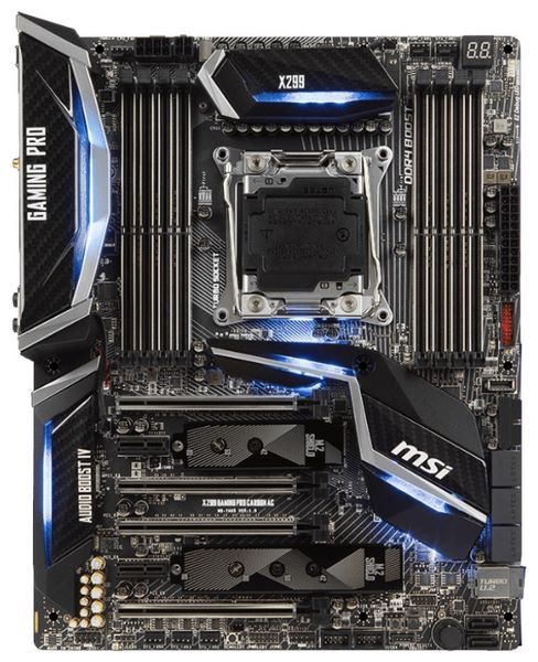 Отзывы MSI X299 GAMING PRO CARBON AC