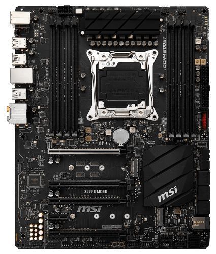 Отзывы MSI X299 RAIDER