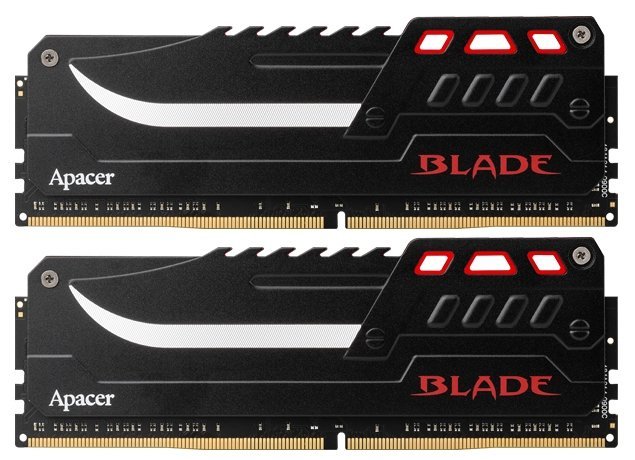 Отзывы Apacer BLADE FIRE DDR4 3200 DIMM 16Gb Kit (8GBx2)