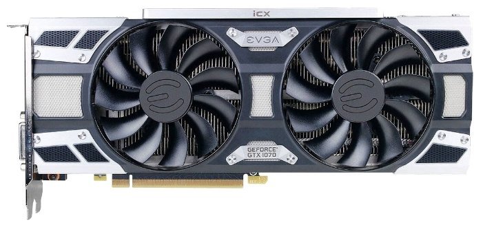 Отзывы EVGA GeForce GTX 1070 1594Mhz PCI-E 3.0 8192Mb 8008Mhz 256 bit DVI HDMI HDCP SC2 GAMING