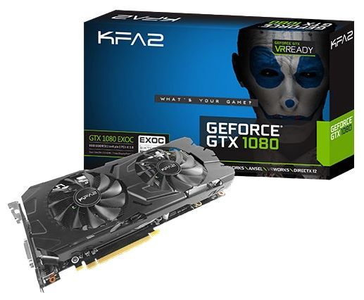 Отзывы KFA2 GeForce GTX 1080 1657Mhz PCI-E 3.0 8192Mb 10000Mhz 256 bit DVI HDMI HDCP