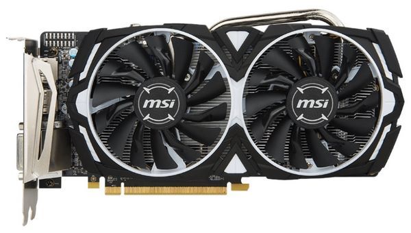 Отзывы MSI Radeon RX 570 1268Mhz PCI-E 3.0 4096Mb 7000Mhz 256 bit DVI HDMI HDCP Armor OC