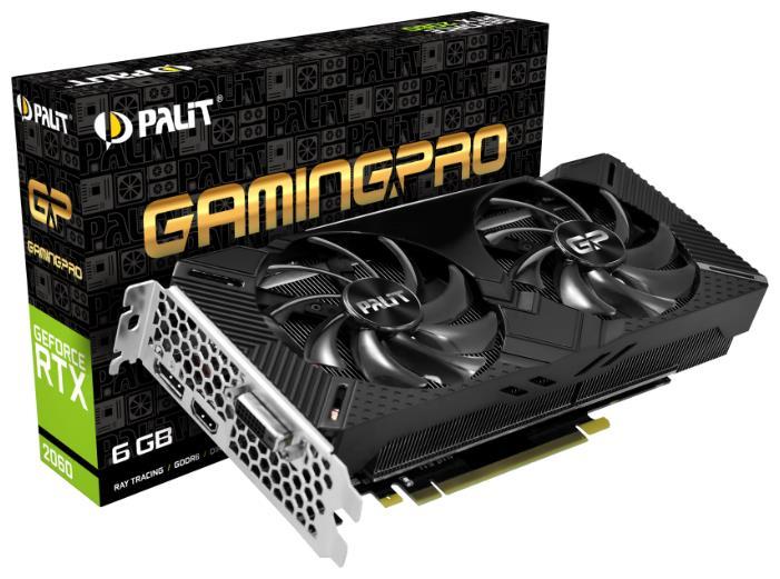 Отзывы Palit GeForce RTX 2060 1365MHz PCI-E 3.0 6144MB 14000MHz 192 bit DVI HDMI HDCP GamingPro