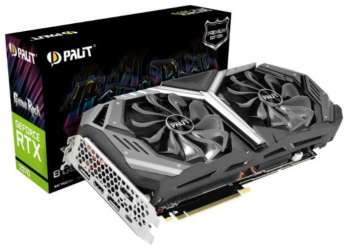 Отзывы Palit GeForce RTX 2070 1410MHz PCI-E 3.0 8192MB 14000MHz 256 bit HDMI HDCP GameRock Premium