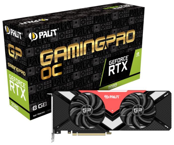 Отзывы Palit GeForce RTX 2080 1515MHz PCI-E 3.0 8192MB 14000MHz 256 bit HDMI HDCP GamingPro OC