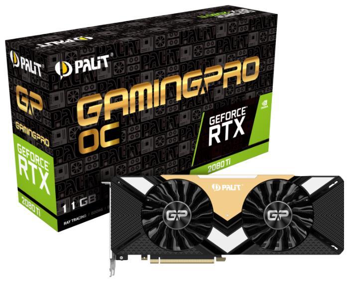 Отзывы Palit GeForce RTX 2080 Ti 1350MHz PCI-E 3.0 11264MB 14000MHz 352 bit HDMI HDCP GamingPro OC