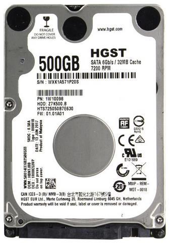 Отзывы HGST Travelstar Z7K500.B 500GB