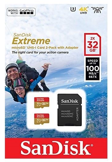 Отзывы SanDisk Extreme microSDHC Class 10 UHS Class 3 V30 A1 100MB/s