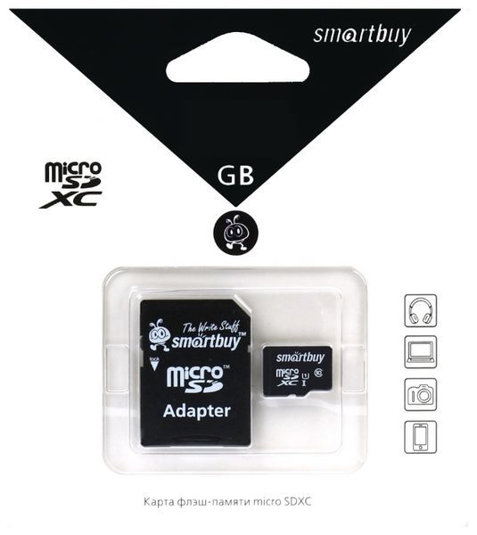 Отзывы SmartBuy microSDXC Class 10 UHS-I U1 + SD adapter