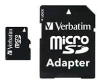 Отзывы Verbatim microSDHC Class 10 + SD adapter