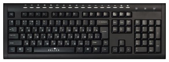 Отзывы Oklick 130 M Multimedia Keyboard Black PS/2