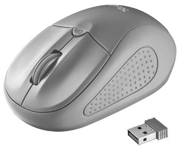 Отзывы Trust Primo Wireless Mouse Grey USB