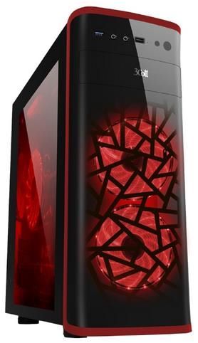 Отзывы 3Cott 3C-ATX901GR Avalanche 800W Black/red