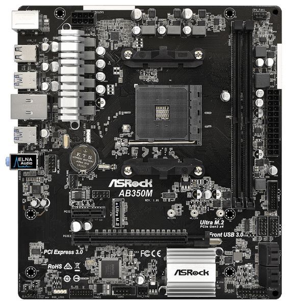 Отзывы ASRock AB350M