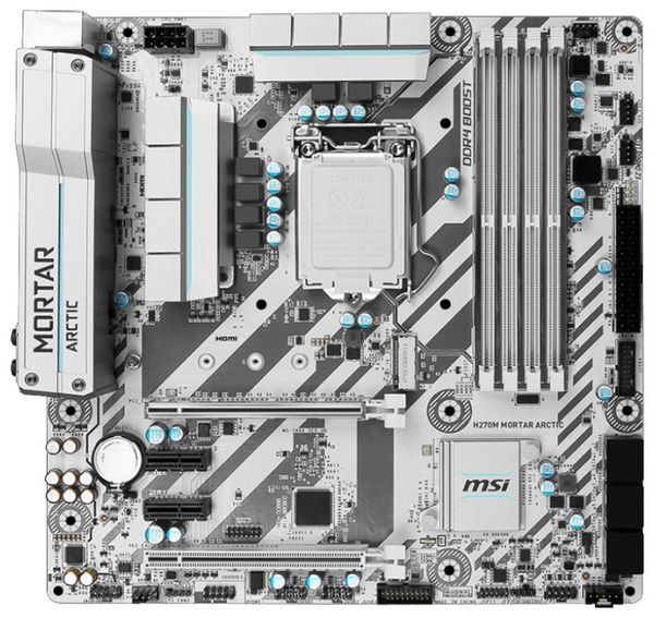 Отзывы MSI H270M MORTAR ARCTIC