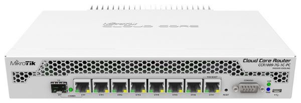 Отзывы MikroTik Cloud Core Route CCR1009-7G-1C-PC