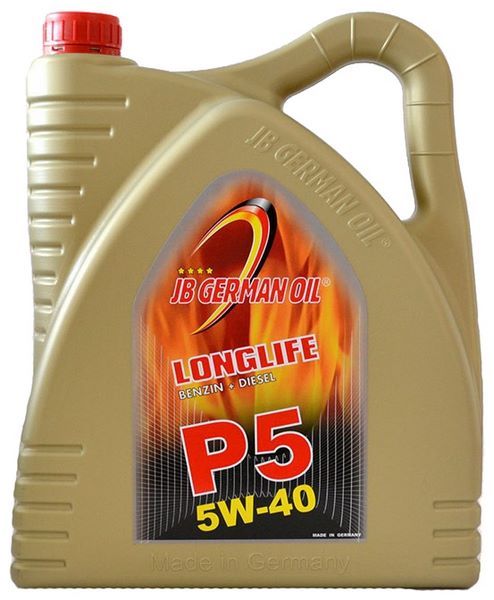 Отзывы JB GERMAN OIL Longlife P-5 SAE 5W-40 4 л