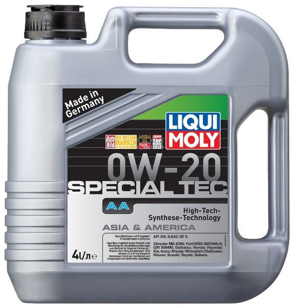 Отзывы LIQUI MOLY Special Tec AA 0W-20 4 л