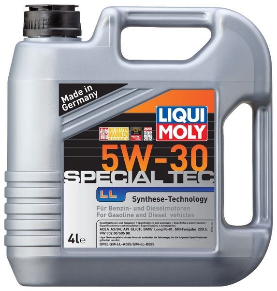 Отзывы LIQUI MOLY Special Tec LL 5W-30 4 л