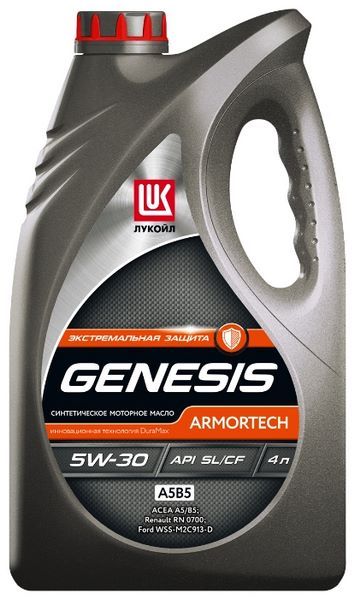 Отзывы Лукойл Genesis Armortech A5B5 5W-30 4 л