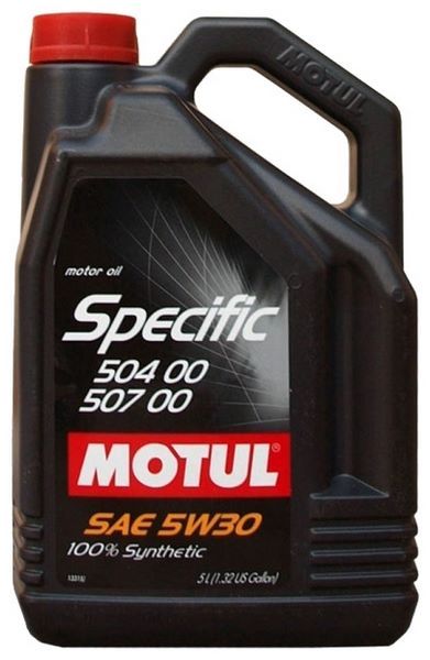 Отзывы Motul Specific 504 00 507 00 5W30 5 л