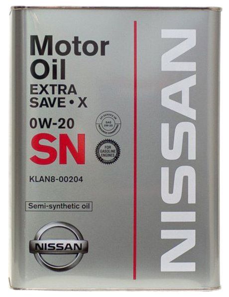 Отзывы Nissan SN Extra Save X 0W-20 4 л