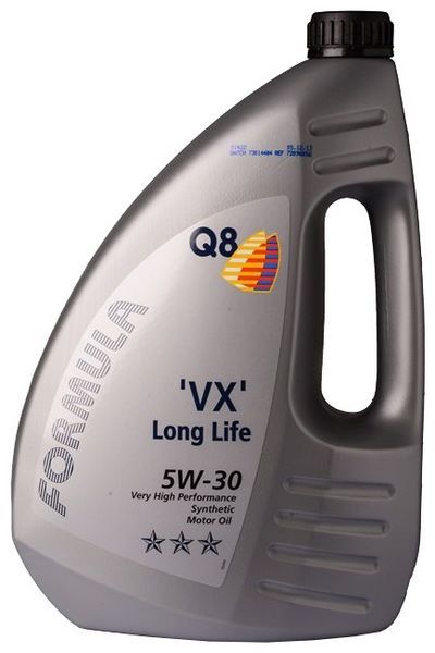 Отзывы Q8 Formula VX Long Life 5W-30 4 л