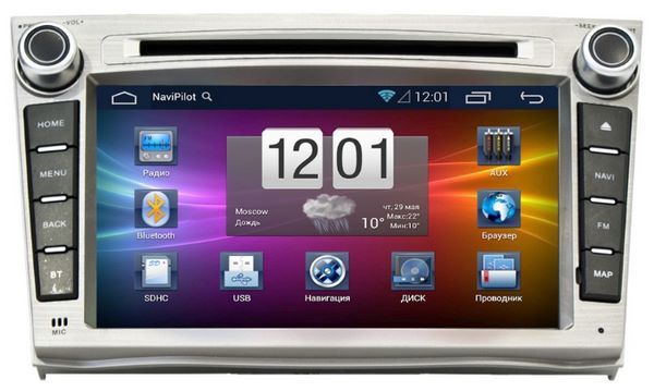 Отзывы Navipilot DROID2 Subaru Legacy 2009-н.в.