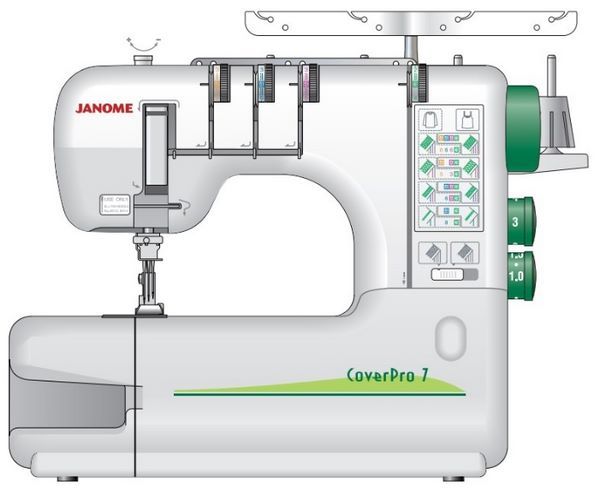 Отзывы Janome CoverPro 7