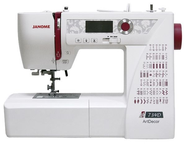 Отзывы Janome ArtDecor 734D