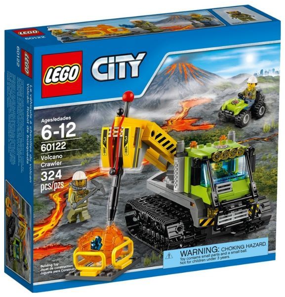 Отзывы LEGO City 60122 Гусеничный трактор исследователей вулканов