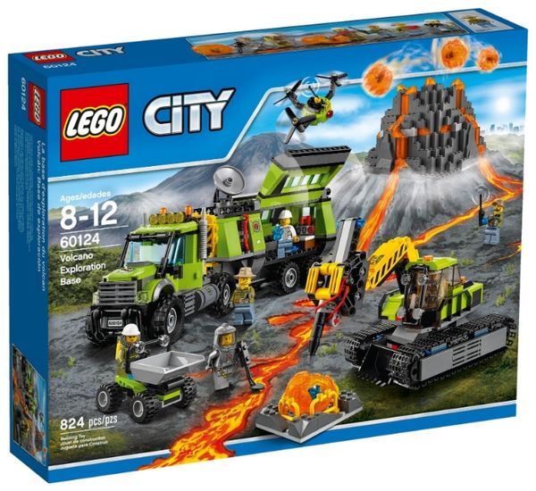 Отзывы LEGO City 60124 База исследователей вулканов