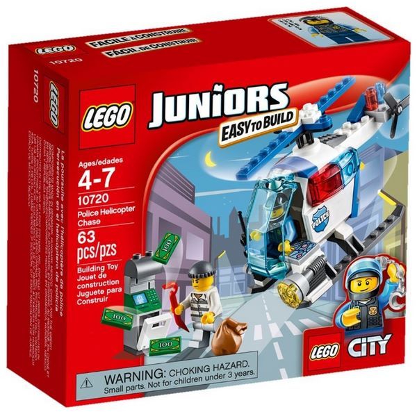 Отзывы LEGO Juniors 10720 Погоня на полицейском вертолете