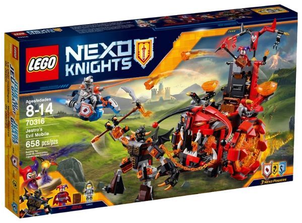 Отзывы LEGO Nexo Knights 70316 Зломобиль Джестро