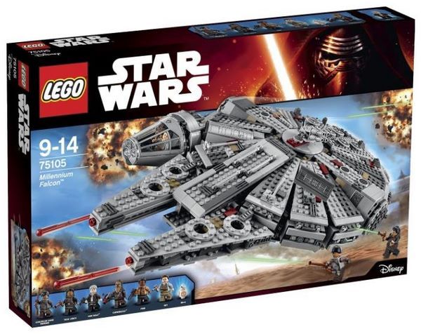 Отзывы LEGO Star Wars 75105 Сокол тысячелетия