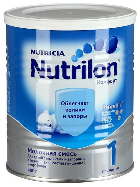 Отзывы Nutrilon (Nutricia) 1 Комфорт (c рождения) 400 г