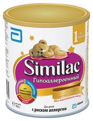 Отзывы Similac (Abbott) Гипоаллергенный 1 (0-6 месяцев) 400 г